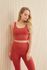 [Ultime] CLWP9096 No-Fold Mild V Up Leggings Deep Rose, Pantalons de yoga, Pantalon d’entraînement pour femmes _ Made in KOREA
